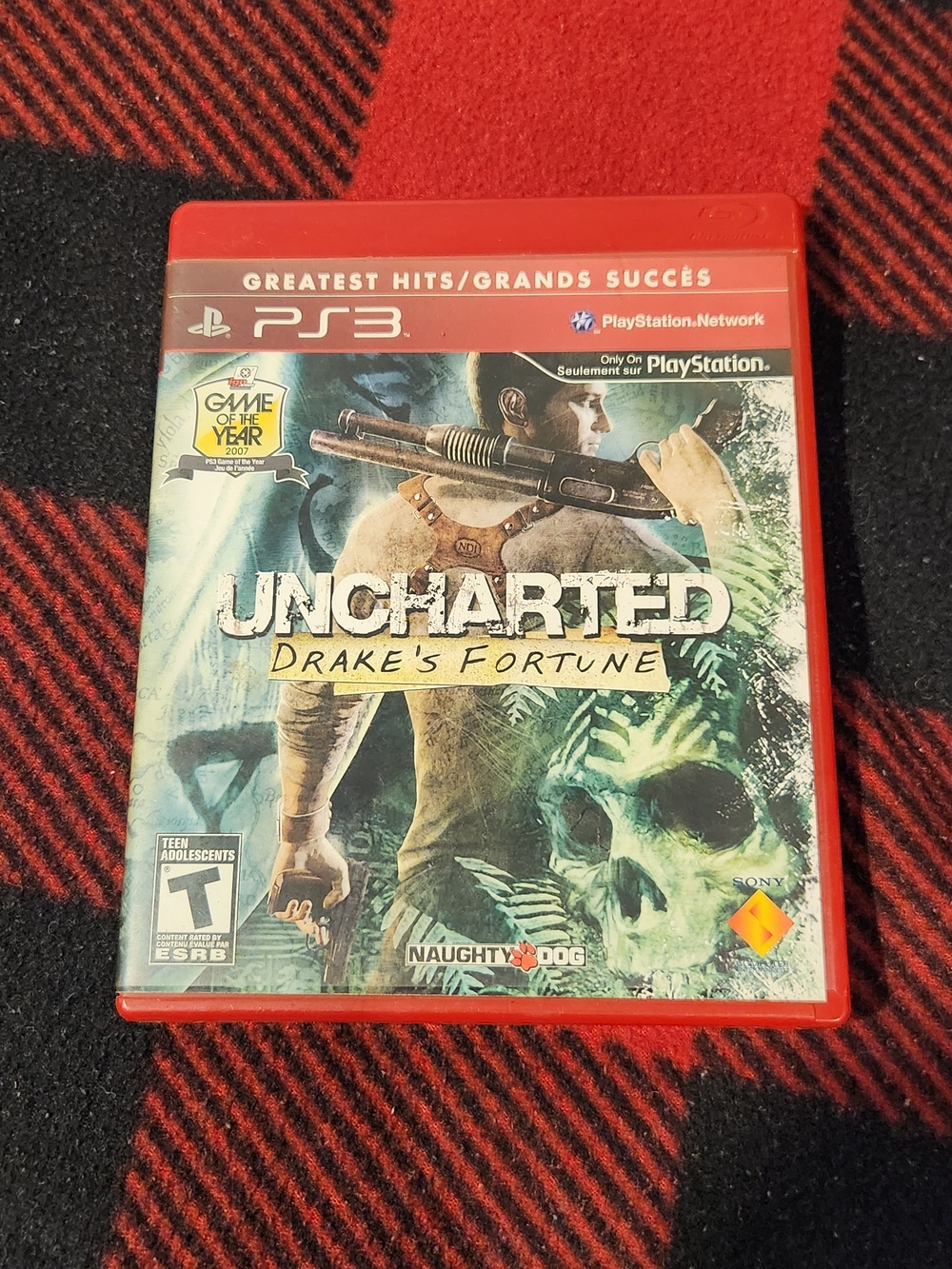 Uncharted Drake's Fortune Playstation 3 Greatest Hits Used Good
